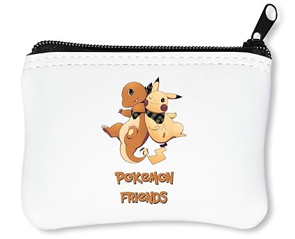Pokemon Pikachu Friends Reißverschluss-Geldbörse Brieftasche Geldbörse