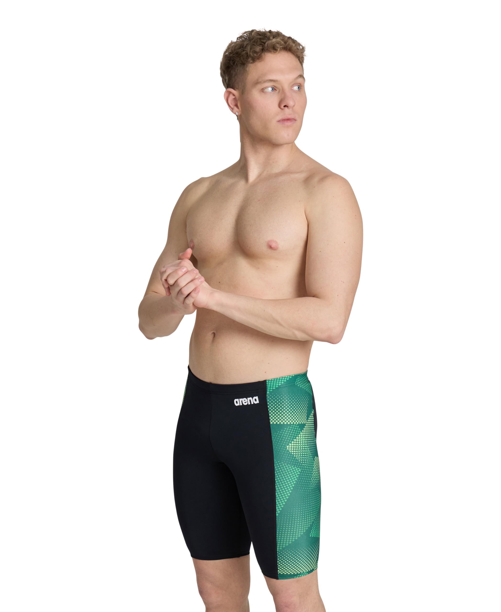ARENA Men's Swim Jammer Halftone Team Print MaxLife