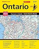 Front cover for the book Ontario Road Atlas by MapArt Publishing
