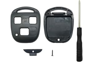 Horande Replacement Key Fob Cover Case fit for Lexus ES GS GX is LS LX RX SC IS300 IS330 ES300 ES330 LX470 GX470 RX300 RX330 RX350 RX400h Keyless Entry Key Fob Shell