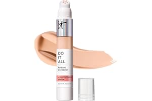 IT Cosmetics Do It All Radiant Concealer ­­– Makeup Concealer – Hydrate & Brighten – Creaseless Medium Coverage & Radiant Finish ­­– Niacinamide & Hyaluronic Acid - 0.2 Fl Oz