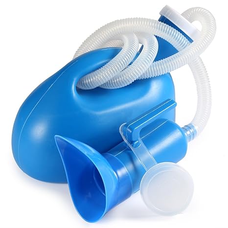 BESTOOL Pissoir Pee Flasche Bewegliche 2000 ML mit weiblichen Adapter für Krankenhaus Camping Car Reisen (blau)