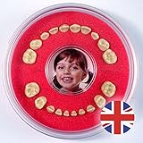 Baby Tooth Box Firsty Round (red, boy, girl) ABF English, Fast Delivery