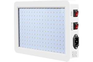 1000W Grow Light with 216 LEDs Full Spectrum for Indoor Plants Veg and Bloom Dual Switch IP65 Plant Growing Lamps Seedlings F