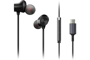 Panasonic RPTCM325PK USB-C Earphones, Black