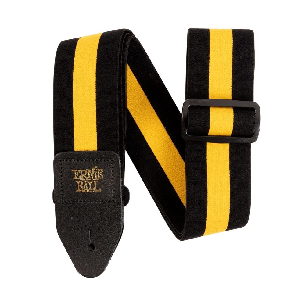 Photo 1 of Ernie Ball Stretch Comfort Guitar Strap, Racer Yellow (P05328)