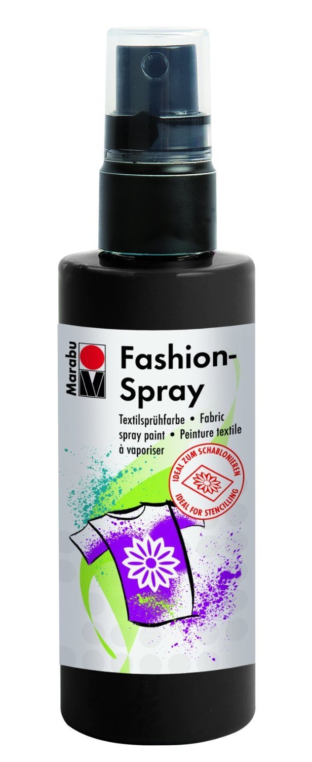 Marabu Fashion Spray 100ml - 073 Black