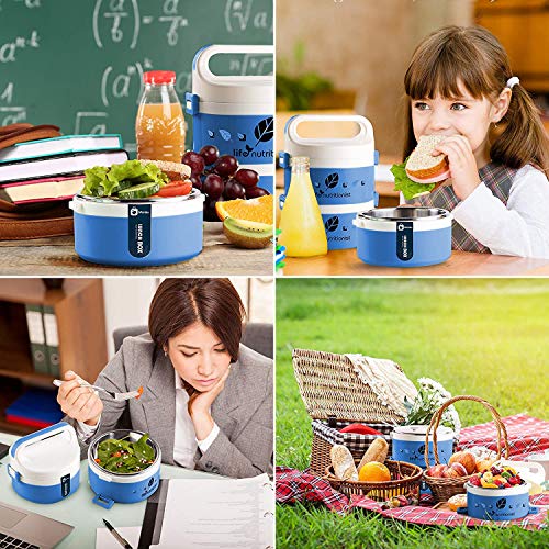 Bento Lunch Box Stackable Stainless Steel Thermal (3Tier) Lunch