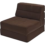 Giantex Fold Down Sofa Bed Floor Couch Foam Folding Modern Futon Chaise Lounge Convertible Upholstered Memory Foam Padded Cus