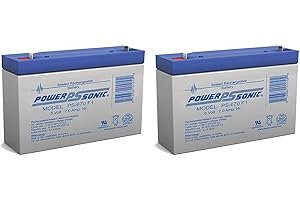 POWER SONIC PS-670 - 6V 7Amp SLA Battery - 2 Pack