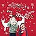 Amaonm Huge White Tree and Snowflakes, Elk Christmas Festival Wall Stickers Decorations Removable art Decor DIY Christmas Tree Wall Decal for Christmas Wall Living room Bedroom Shop Window Office