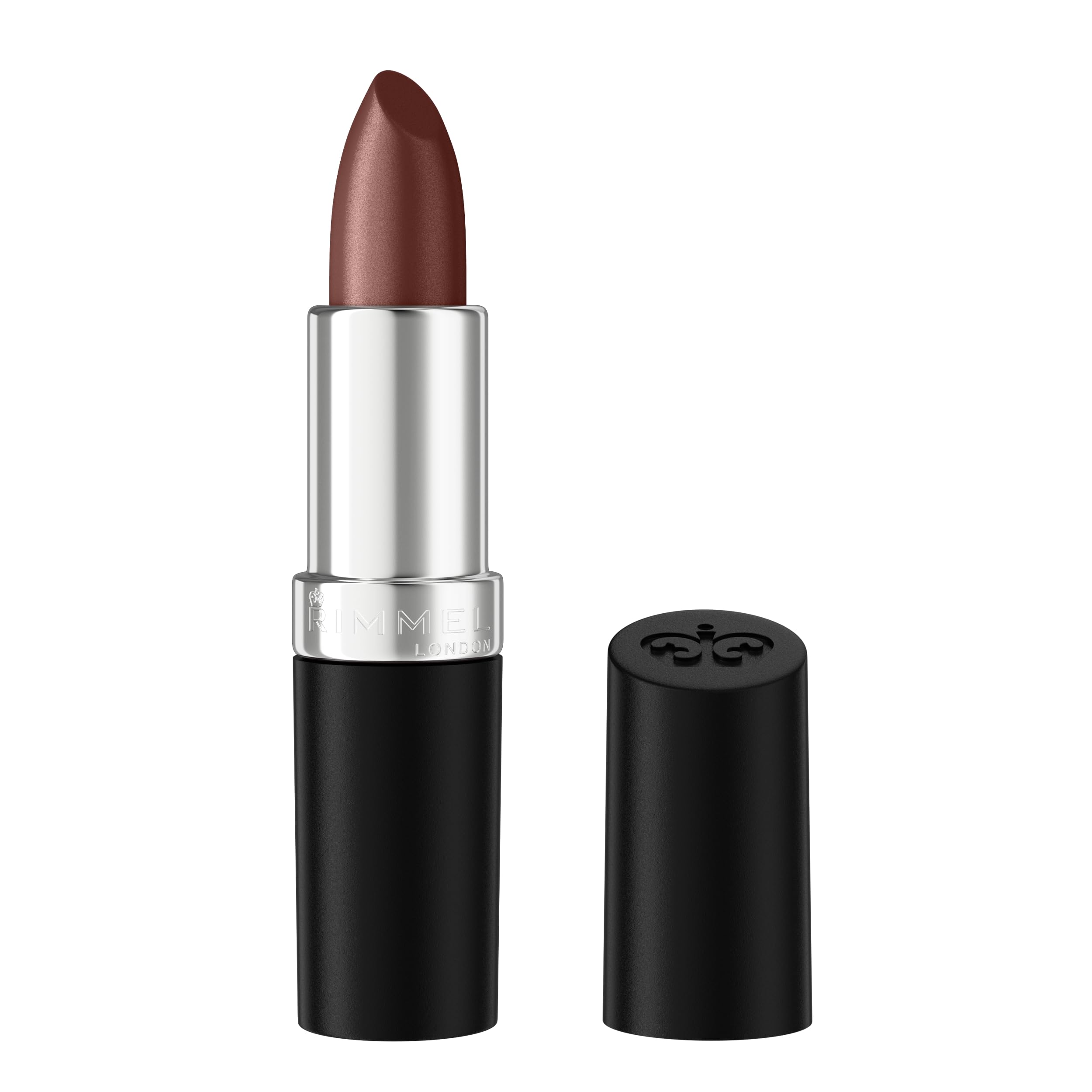 Rimmel Lasting Finish Lipstick 902 Frosted Burgundy, Creamy Satin Finish, Long Lasting 8 HR Wear, Comfortable Formula, Rich Pigment โ image 1