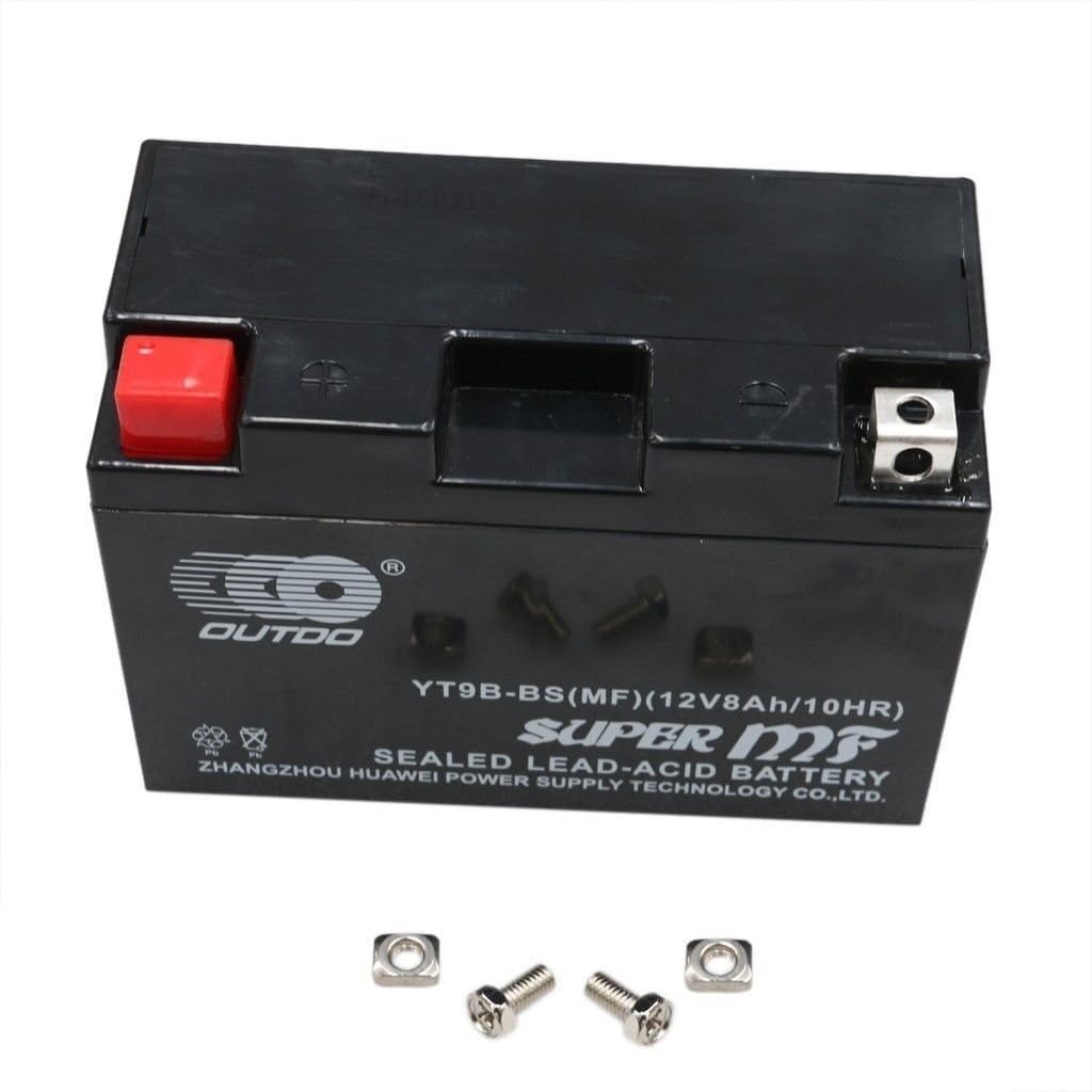 TDPRO YT9B-BS 12V 6.5AH Battery for Pit Dirt Bike Yamaha XT660 X R Z YZF-R6 R7 YP400 Majesty YFM700