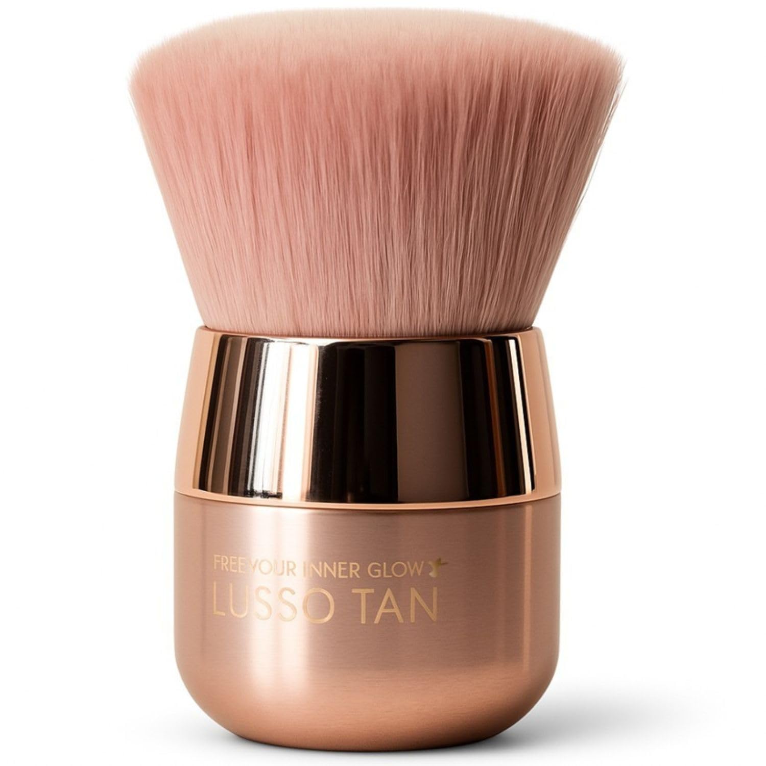 Lusso Tan Brush for Self Tanning - Full Coverage for Natural Streak-Free Application on Hands, Feet, Face & Body - Premium Flat Head Brush for Mousse and Lotion