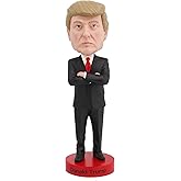 Royal Bobbles Donald Trump, 45th President of The United States – 8 Inches Tall – Collectible Bobblehead Statue