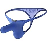 ChaoGii Sexy Mens Thong Underwear Low Rise G String T-Back Thongs Bulge Pouch Lingerie