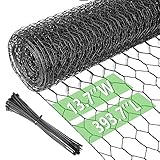 Chicken Wire 13.7 in x 393.7 in Poultry Wire