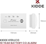 Kidde 10LLCO Ten Year Life Carbon Monoxide Alarm Sealed Battery view 2