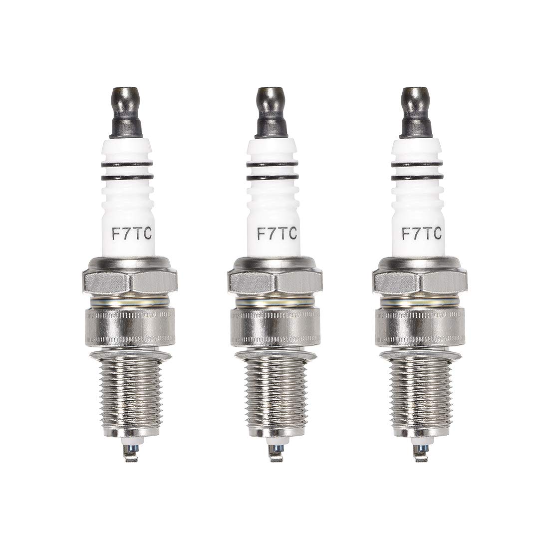 sourcing map F7TC Spark Plug for GX120 for GX160 for GX200 for GX240 for GX270 for GX340 for GX390 for GX620 for GXV160 Engines, 3pcs
