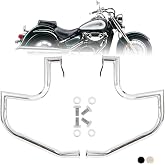 Kinglemc Crash Bar Engine Guard for Suzuki VL800(Chrome-B) | for Intruder Volusia 800 C50 M50 Boulevard 2005-2022, Reliable Motorcycle Drop and Engine Protection, Easy Bolt-On Setup