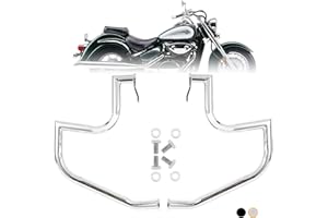 Kinglemc Crash Bar Engine Guard Highway Freeway Bar for Suzuki VL800 Intruder Volusia 800 C50 M50 Boulevard 2005-2022 (Silver)