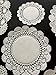 The Baker Celebrations White Round paper Lace Table Doilies 4 5 6 8 10 and 12 inches Assorted Sizes (Variety pack of 120-20 of each)