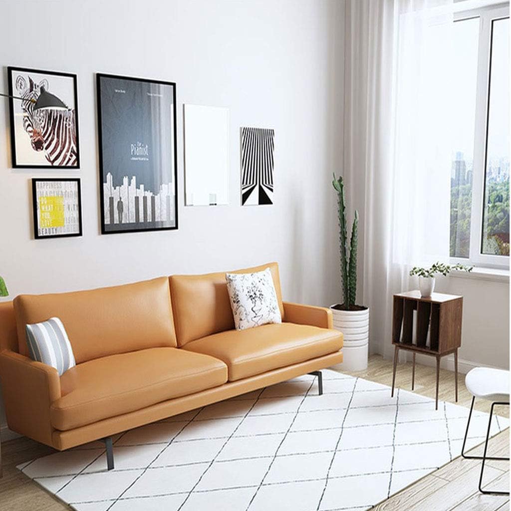 Carpet Unique Loom Trellis Frieze Collection Lattice Moroccan Geometric Modern White Area Rug,White,31.5x63inch