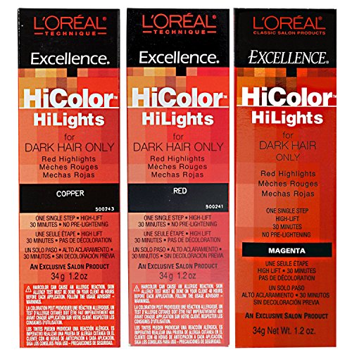L Oreal Excellence Hicolor Red Hilights