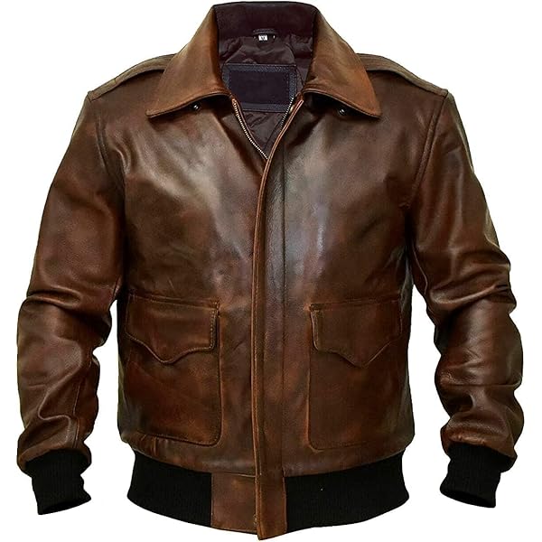 Desired Jackets Mens G-1 Fur Collar US Navy Flight Distressed