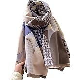 First Choose Women's Blanket Chunky, Pashmina Shawls Wraps Oversized Winter & Fall Warm Scarfs Soft Cashmere Feel for Women