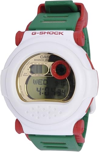 g shock white green
