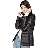 Armani Exchange womens Zip Up Fitted Down Insulated Jacket