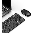 GEEKOM Wireless Keyboard and Mouse Combo - an Essential Work Duo - 2.4G Compact Wireless Keyboard Mouse for PC with Mini Body and Quiet Click
