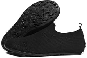 ZhaaDee Womens Mens Slippers with Rubber Sole Ultra-Lightweight House Slipper Socks Around House Shoes Non Slip Indoor&Outdoor