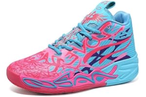 Men's High Top Basketball Shoes with Mesh Breathable Non Slip Fashionable Outdoor Sports Leisure Walking Shoes