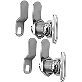 WOOCH 5/8" Thumb Operated Offset Cam Lock, RV Compartment Latch, Non-Locking Thumb Turn, for RV Compartment Camper Storage Door (2 Pack)