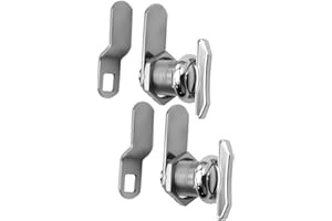 WOOCH 5/8" Thumb Operated Offset Cam Lock, RV Compartment Latch, Non-Locking Thumb Turn, for RV Compartment Camper Storage Door (2 Pack)