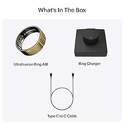 ULTRAHUMAN Ring AIR-Smart Ring Health Tracker, Size