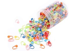 500Pcs Plastic Safety Pins Clips Sweater Mark Knitting Accessories for Clothing Crafting and DIY Project