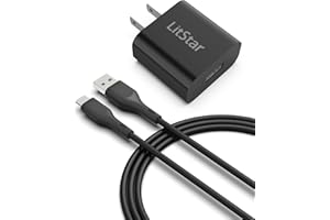 LITSTAR Type C 18W Fast Quick Charger for Samsung Galaxy Tab A7 Lite 8.7"/ Tab A7 10.4" (2020)/ Tab S6 Lite/Tab A 8.4" (2020) SM-T500/T597/T307 SM-P610 Tablet Charger USB C Charging Cable Power Adapter Cord