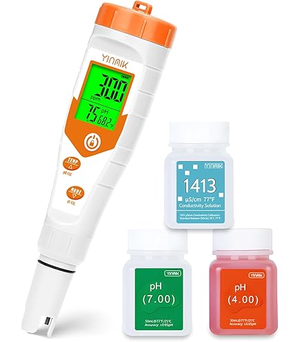 Hanna Instruments HI98129 Meter, pH/EC/TDS/Temp, 10