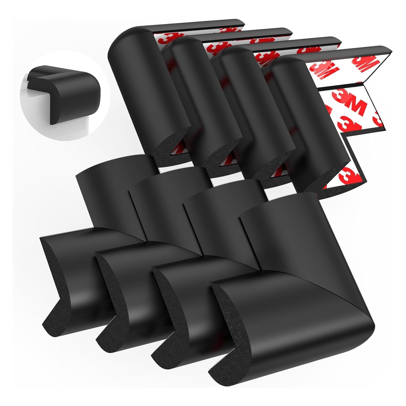 20Pcs Corner Protectors for Kids, Baby Proofing Edge Protector, Foam Corner Protectors, Foam Edge Protectors for Sharp Corners, Table, Furniture, Wall, Book, Beds