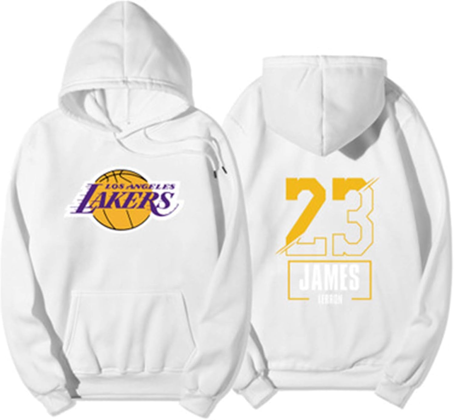 Lakers Men's Basketball Hoodie Jersey Women's Hoodie Sports Top Running