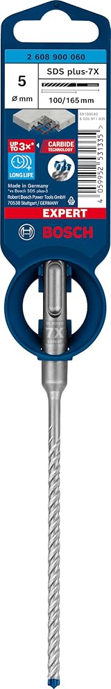 Bosch EXPERT SDS plus-7X Hammer Drill Bit 5 mm Carbide Rotary Hammer view 2