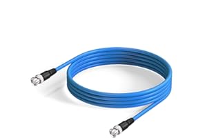 Superbat 3G 6G 12G SDI Cable 10ft 3m 75 BNC Male to Male Belden 1694A BNC Video Cable for 4K 1080P 3G HD SDI Camera Monitor V