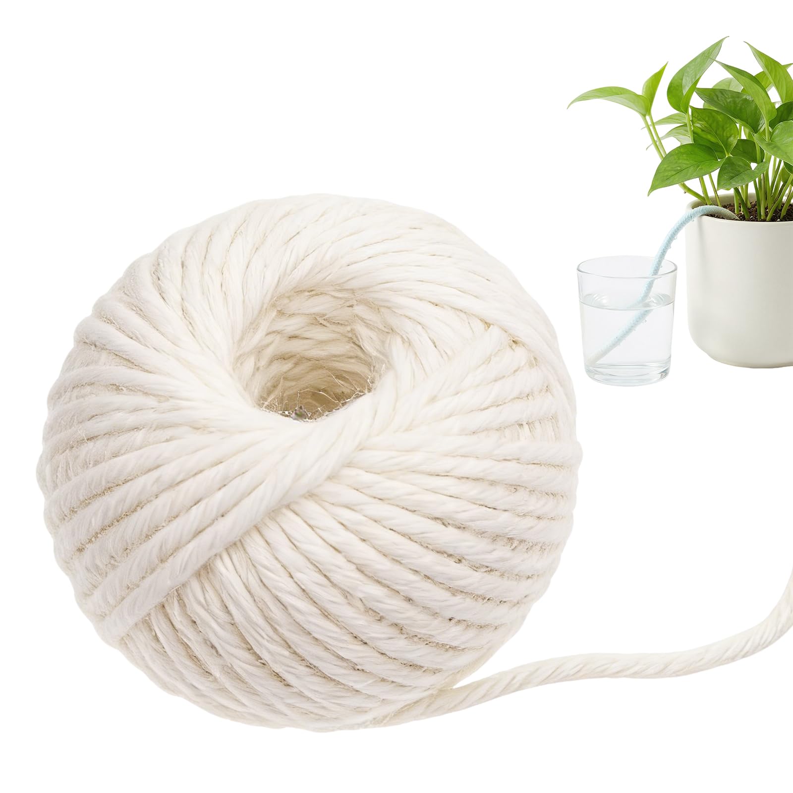 UPKOCH Drip Irrigation Pot Plants Cotton Rope 4 mm 10 Automatic Self-Watering Wicks Irrigation Device System Indoor Pot Plant Pot Flowers Indoor Plant Garden Watering