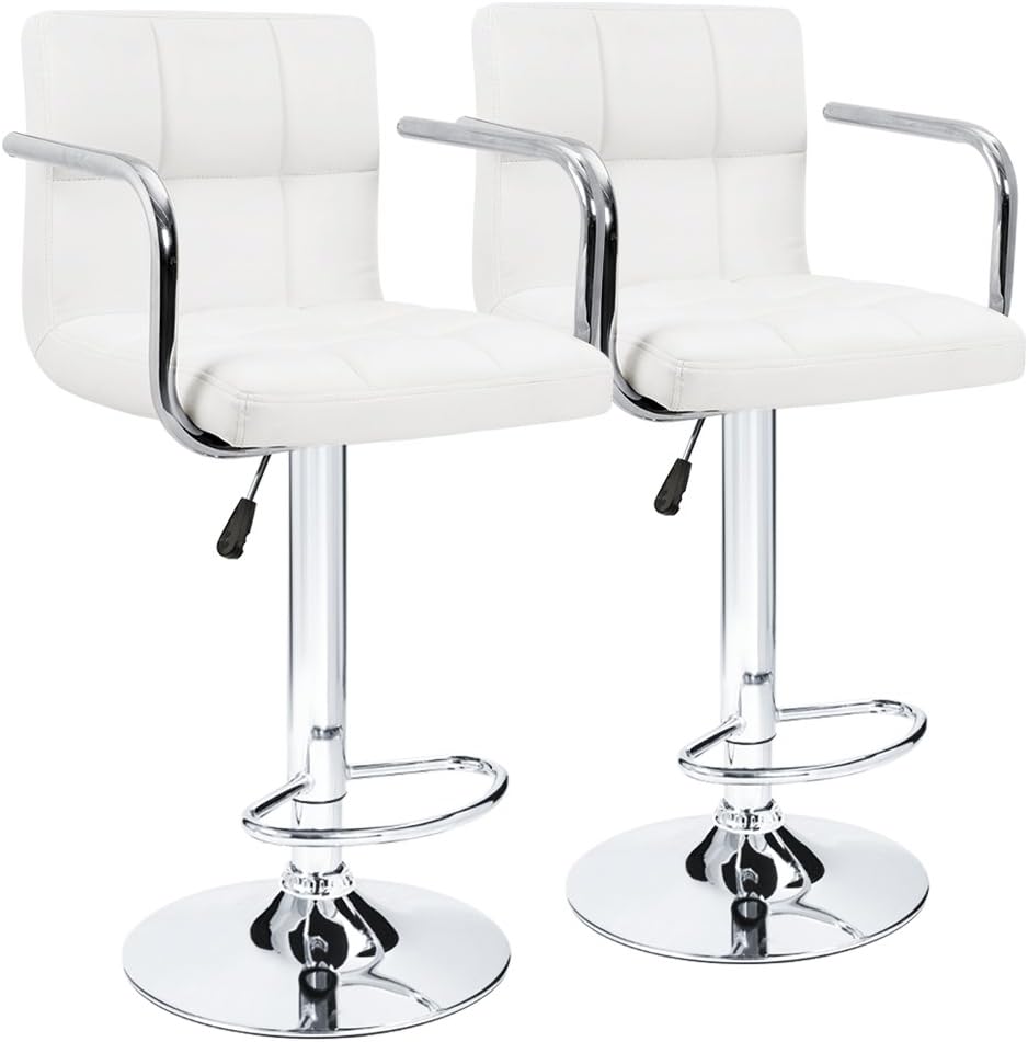 Best Armrest Bar Stool Leather