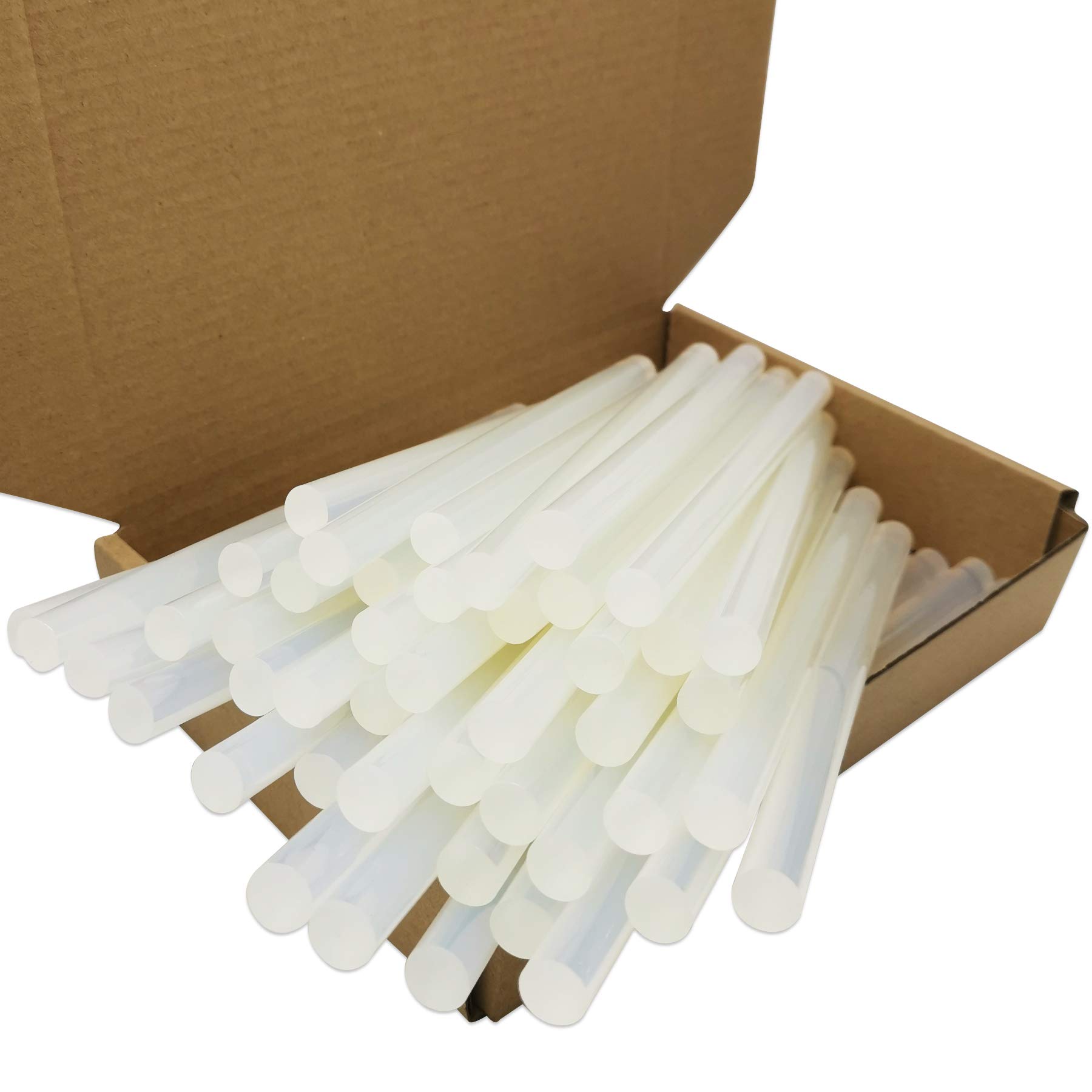 FZGUSYAF Hot Glue Sticks 11x180mm Clear Adhesive for 11mm Hot Glue Gun - 45 Pack