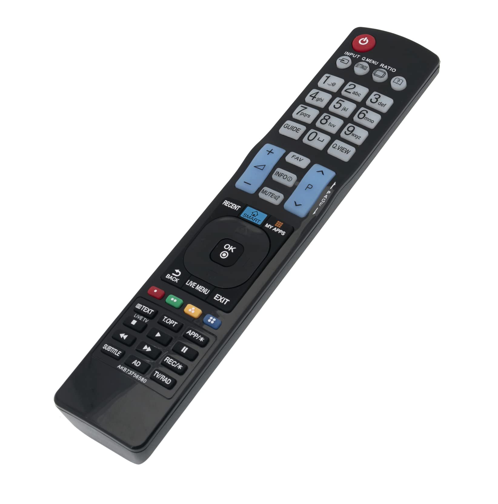 AULCMEET AKB73756580 sub AKB73756565 Replaced Remote fit for LG 32LB650V-ZE 32LB650V-ZN 39LB650V-ZA 39LB652V-ZA 39LB653V-ZK 39LB650V-ZE 39LB650V-ZN 47LB630V-ZA 42LB650V-ZA 42LB652V-ZA 47LB631V-ZL
