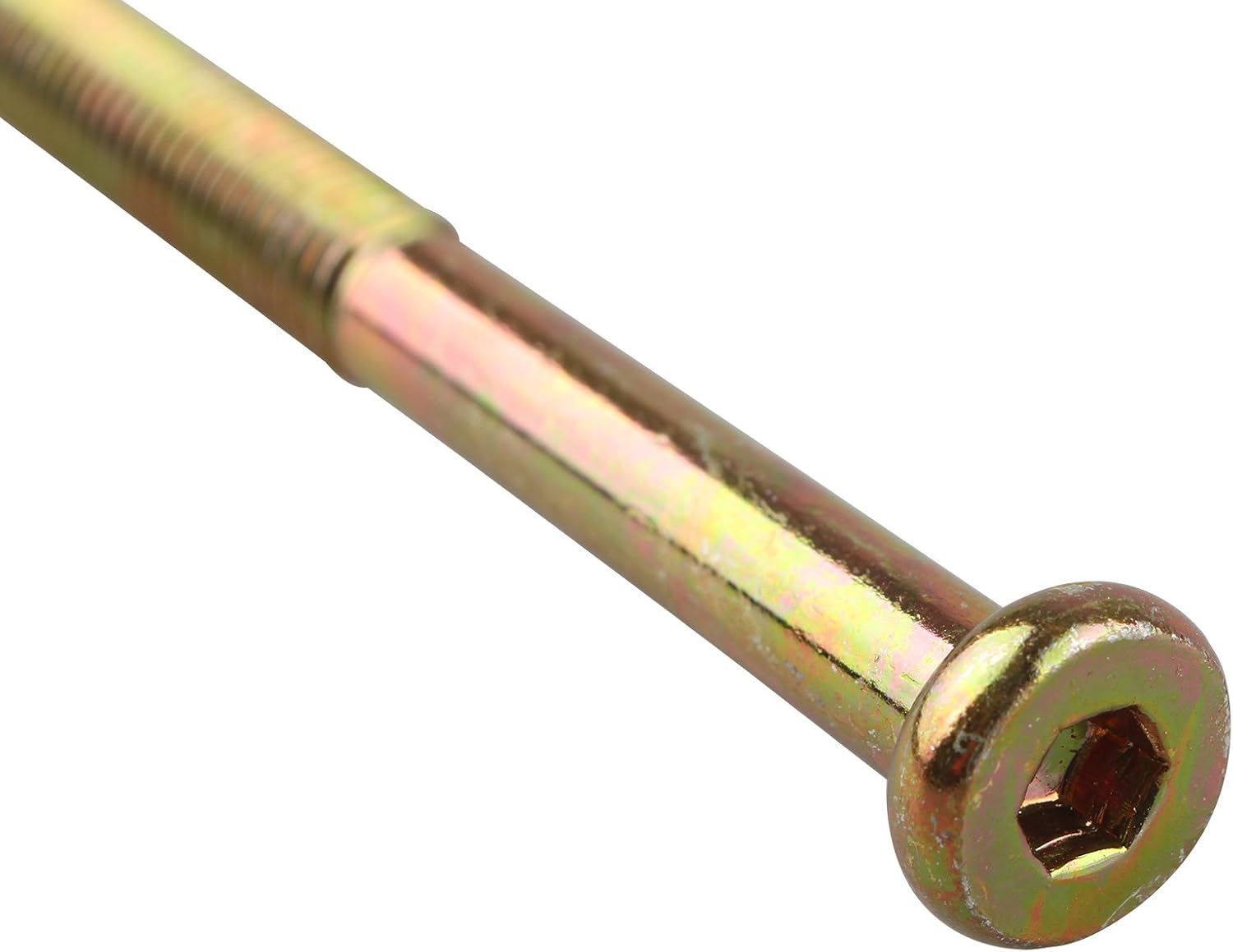 HALJIA 10 Pcs M8 x 100mm Screws Bolts Threaded Hexagon Socket Head Cap, Bronze, M8*100M - Image 5